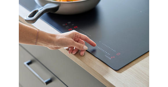 INDUKTIONSKOCHFELD DKEI8470IM  - Schwarz, Basics, Glas/Metall (77,7/4,9/51cm) - Dieter Knoll