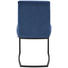 SCHWINGSTUHL in Textil Blau, Schwarz - Blau/Schwarz, Design, Textil/Metall (46/88/61cm) - Joop! SCHWINGSTUHL in Textil Blau, Schwarz - Blau/Schwarz, Design, Textil/Metall (46/88/61cm) - Joop!