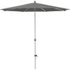 SONNENSCHIRM 200 cm Grau  - Silberfarben/Grau, MODERN, Textil/Metall (200/200cm) - Glatz