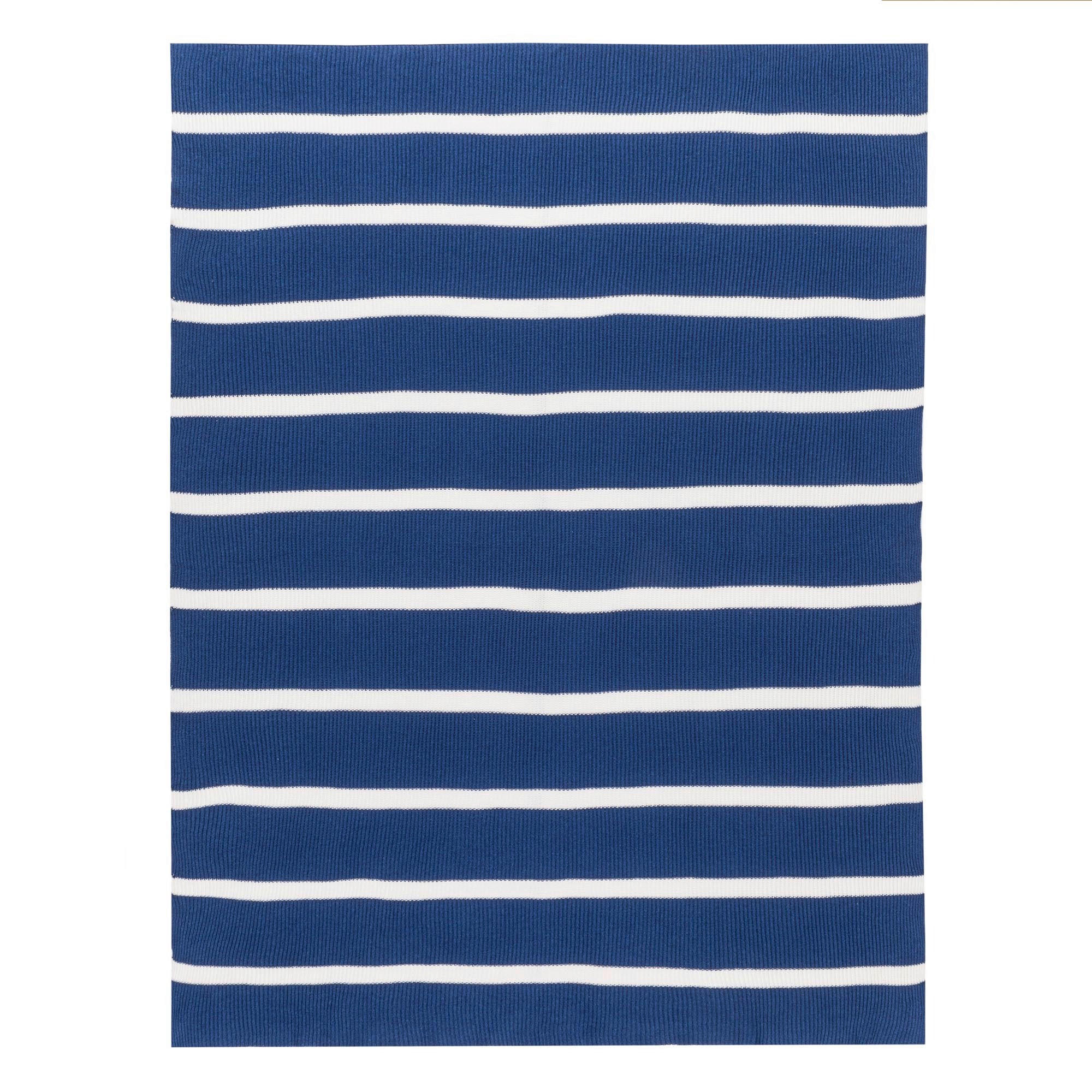 Tommy Hilfiger Plaid Breton Dunkelblau 130x170 cm