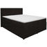 BOXSPRINGBETT Webstoff 180/200 cm INKL. Bettkasten, Matratze, Topper - Wengefarben/Dunkelbraun, KONVENTIONELL, Holz/Textil (180/200cm) - Carryhome