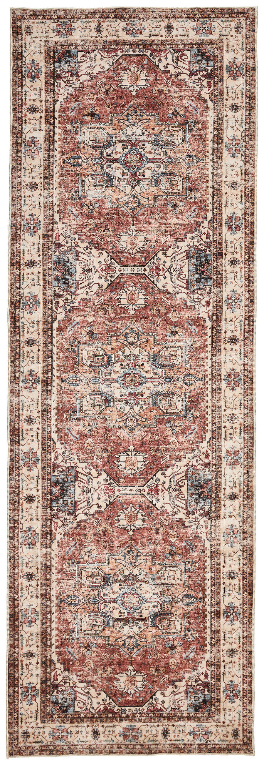 LÄUFER 80/250 cm  in Multicolor, Beige  - Beige/Multicolor, Trend, Textil (80/250cm) - Novel