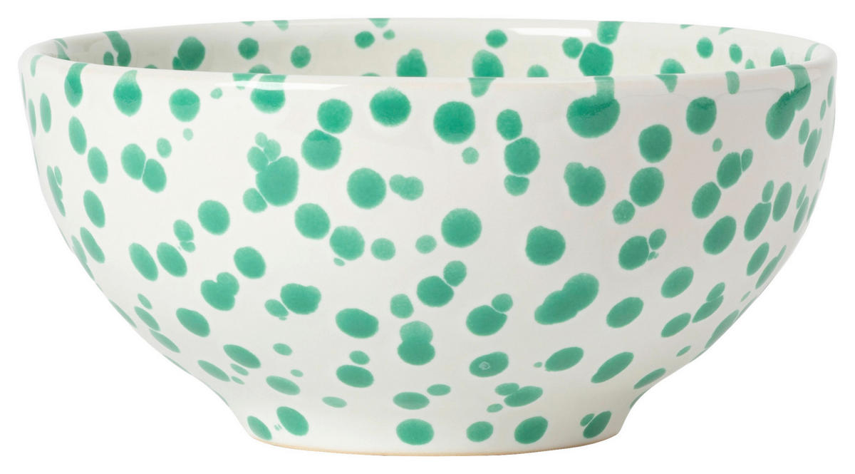 KOMBISERVICE Blau, Weiß Hochglanz RAFAELA 4-teilig 1 Personen  - Blau/Weiß Hochglanz, Basics, Keramik - Costa Nova