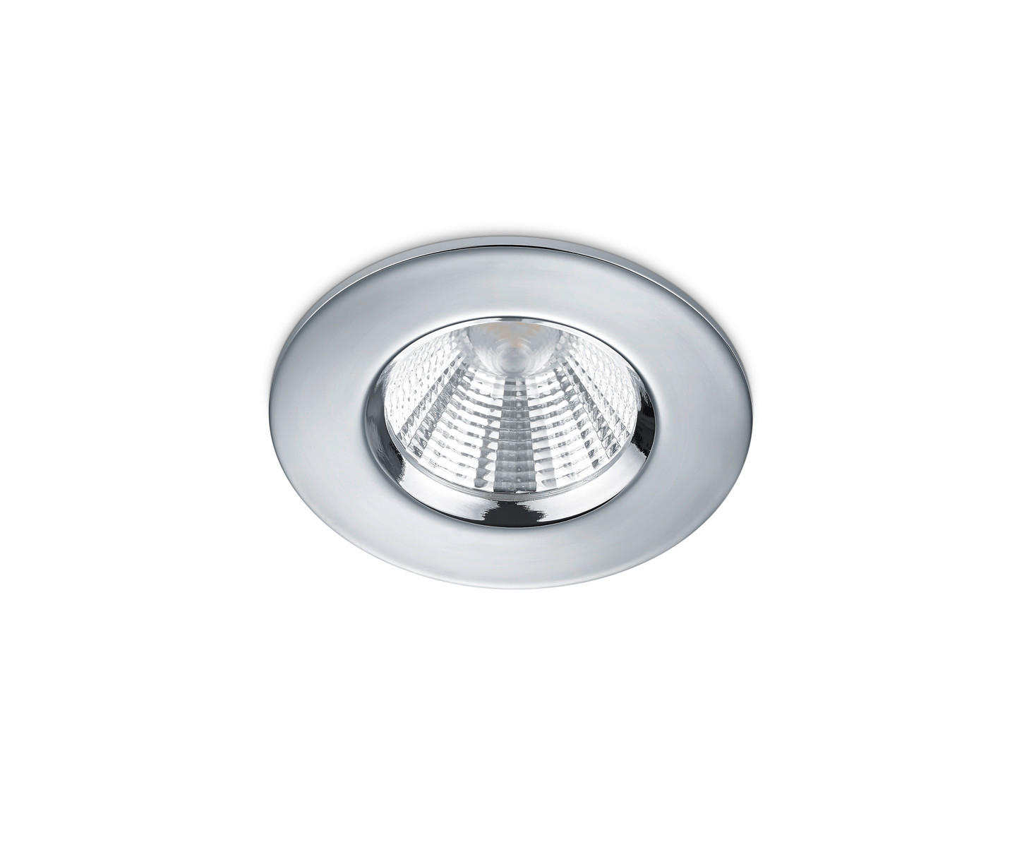 LED-STRAHLER - Chromfarben, Basics, Kunststoff/Metall (5,4/5,4/8,5cm) - Trio Leuchten