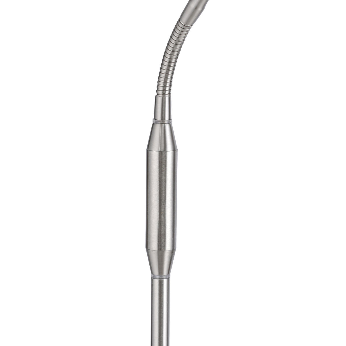 LED-STEHLEUCHTE 74/74/163 cm    - Edelstahlfarben, Basics, Glas/Metall (74/74/163cm) - Paul Neuhaus