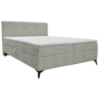 BOXBETT 160/200 cm  in Ecru  - Ecru/Schwarz, Design, Holz/Holzwerkstoff (160/200cm) - Xora