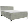 BOXBETT 180/200 cm  in Ecru  - Ecru/Schwarz, Design, Holz/Holzwerkstoff (180/200cm) - Xora
