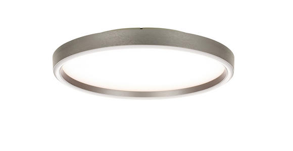 LED-DECKENLEUCHTE 39/5,5 cm - Alufarben, Basics, Metall (39/5,5cm) - Novel