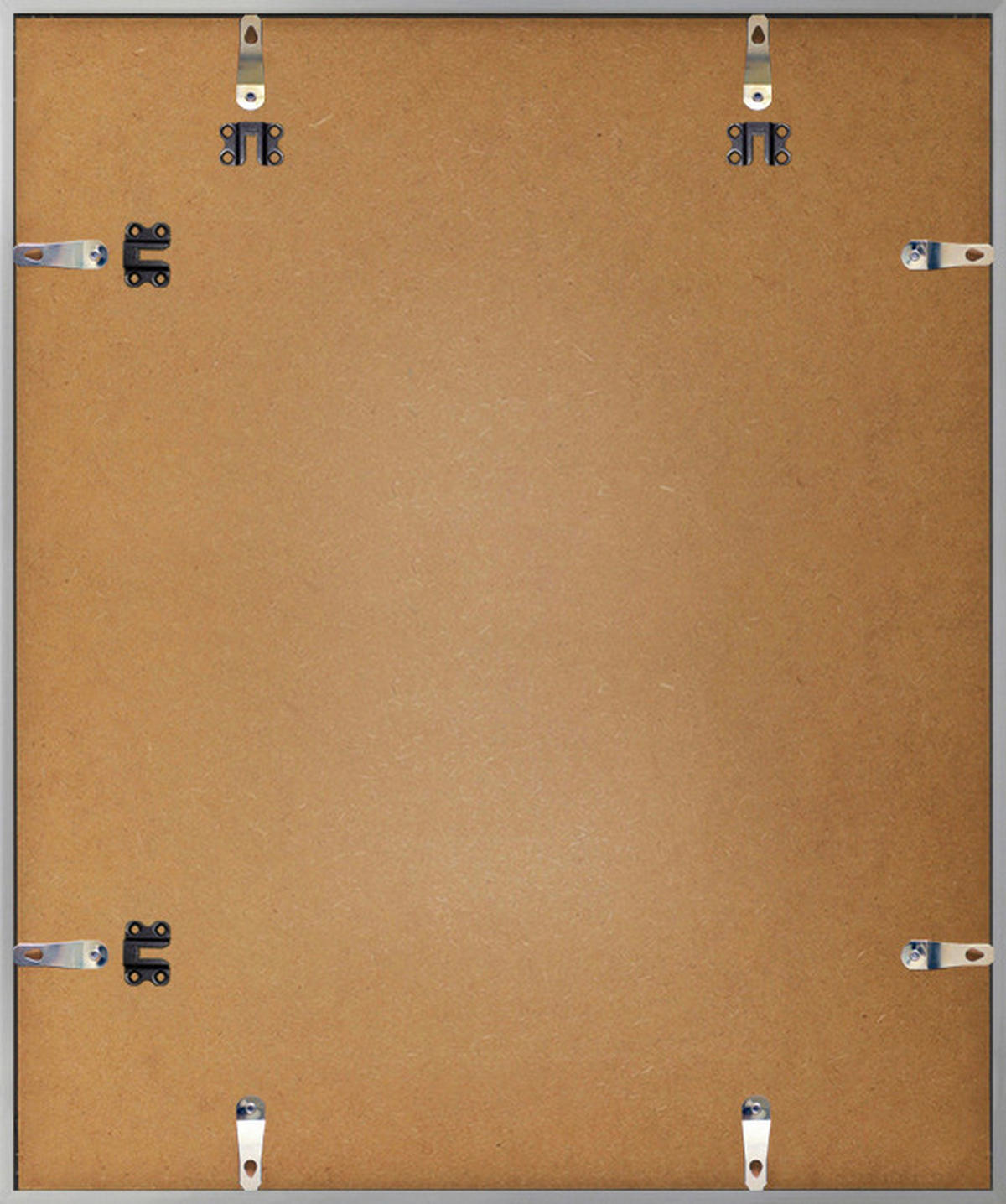 BILDERRAHMEN - Silberfarben, Basics, Papier/Holzwerkstoff (50/60/1,8cm)