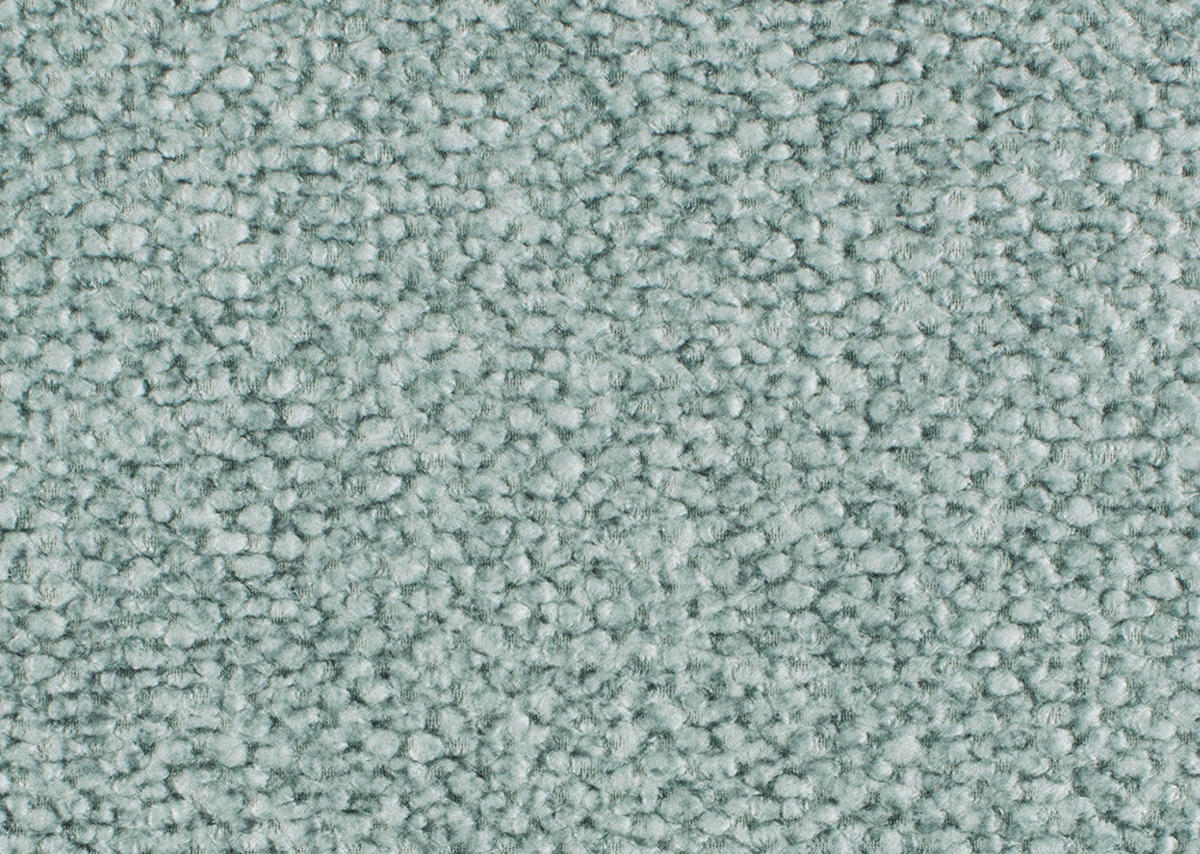 ECKSOFA in Velours Mintgrün  - Schwarz/Mintgrün, Design, Textil/Metall (187/295cm) - Novel