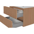 WASCHTISCHKOMBI 80 cm  - Eichefarben/Weiß, KONVENTIONELL, Keramik/Holzwerkstoff (80cm) - Xora