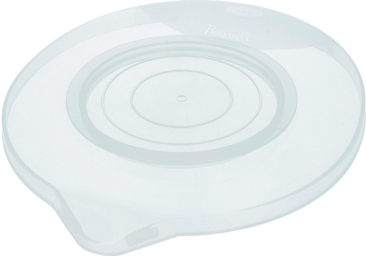 DECKEL  - Transparent, Basics, Kunststoff (24,5/3/20,5cm) - Birkmann