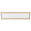 LED-PANEEL 124,5/34,5/5,5 cm  - Eichefarben/Weiß, Natur, Holz/Kunststoff (124,5/34,5/5,5cm) - Eglo