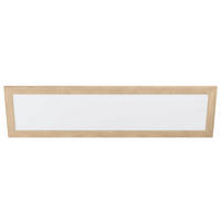 LED-PANEEL 124,5/34,5/5,5 cm  - Eichefarben/Weiß, Natur, Holz/Kunststoff (124,5/34,5/5,5cm) - Eglo