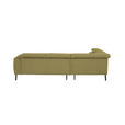 ECKSOFA in Struktur Gelb 205/280 cm - Gelb/Schwarz, Design, Textil/Metall (205/280cm) - Xora