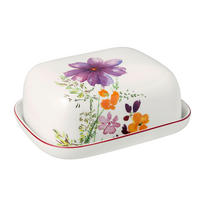 BUTTERDOSE Keramik Marie Fleur Basic  - Multicolor, ROMANTIK / LANDHAUS, Keramik (15/12,5/6,5cm) - Villeroy & Boch