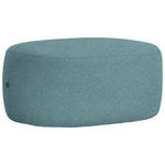 HOCKER in Textil Petrol  - Petrol/Schwarz, MODERN, Kunststoff/Textil (88/43/66cm) - Hom`in