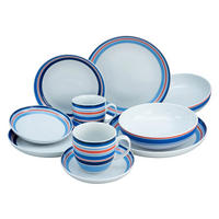 KOMPLETT SERVIS ALLROUND COAST LINE 10 delar  - multicolor, Basics, keramik (37,5/23/30,5cm) - Creatable