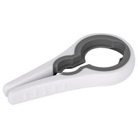 FLASCHENÖFFNER - Weiß/Grau, Basics, Kunststoff (18cm) - Homeware Profession.