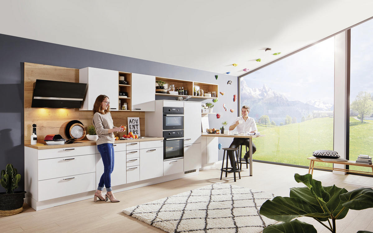 EINBAUKÜCHE   - Design, Holzwerkstoff - Celina