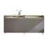 VITRINE Braun - Alufarben/Braun, Design, Holzwerkstoff/Metall (202/95/46cm) - JOOP!