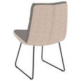 STUHL - Anthrazit/Schwarz, Design, Textil/Metall (50/90/68cm) - Valnatura