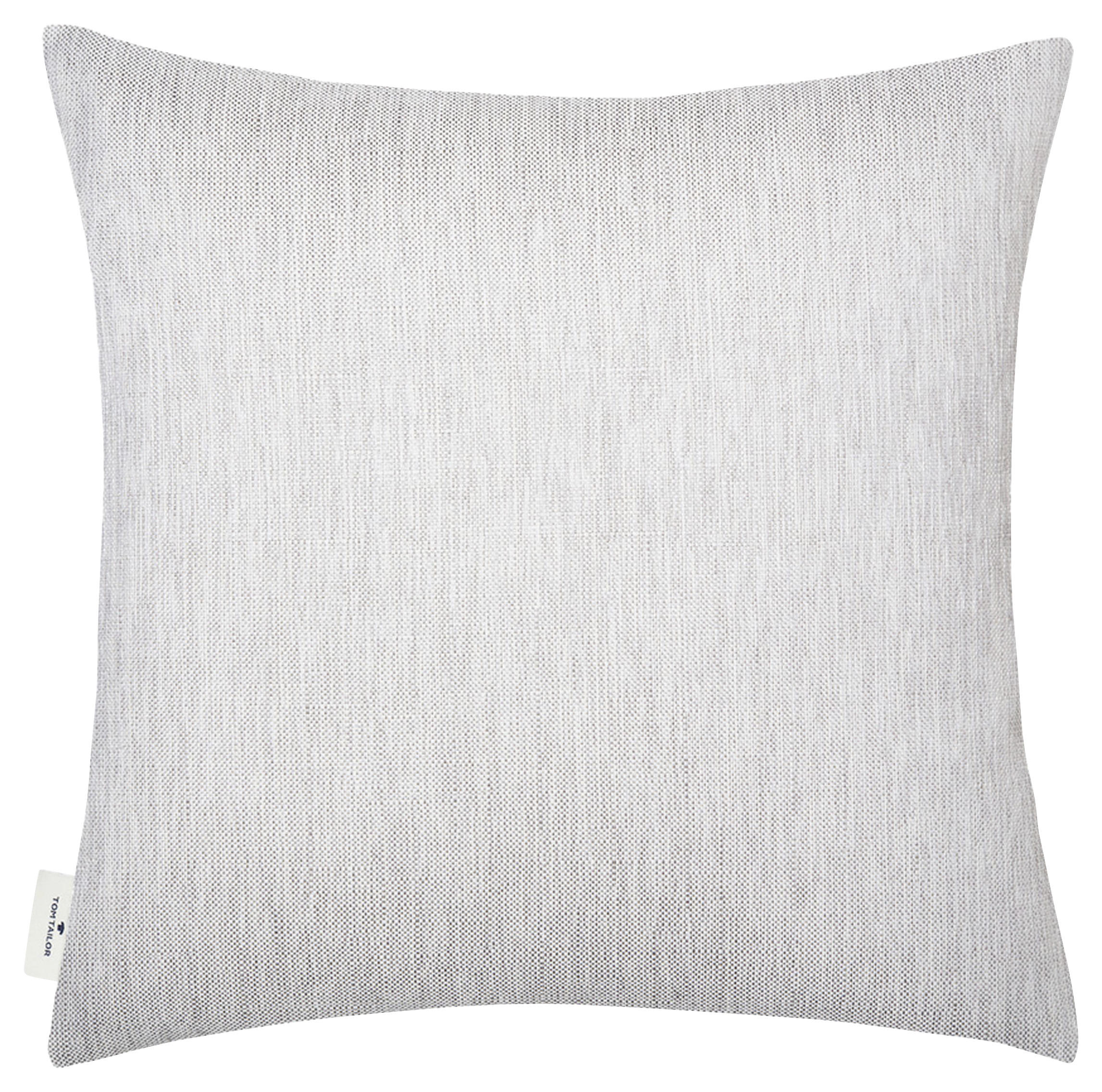 KUDDFODRAL Fresh 50/50 cm  - ljusgrå/grå, Klassisk, textil (50/50cm) - Tom Tailor