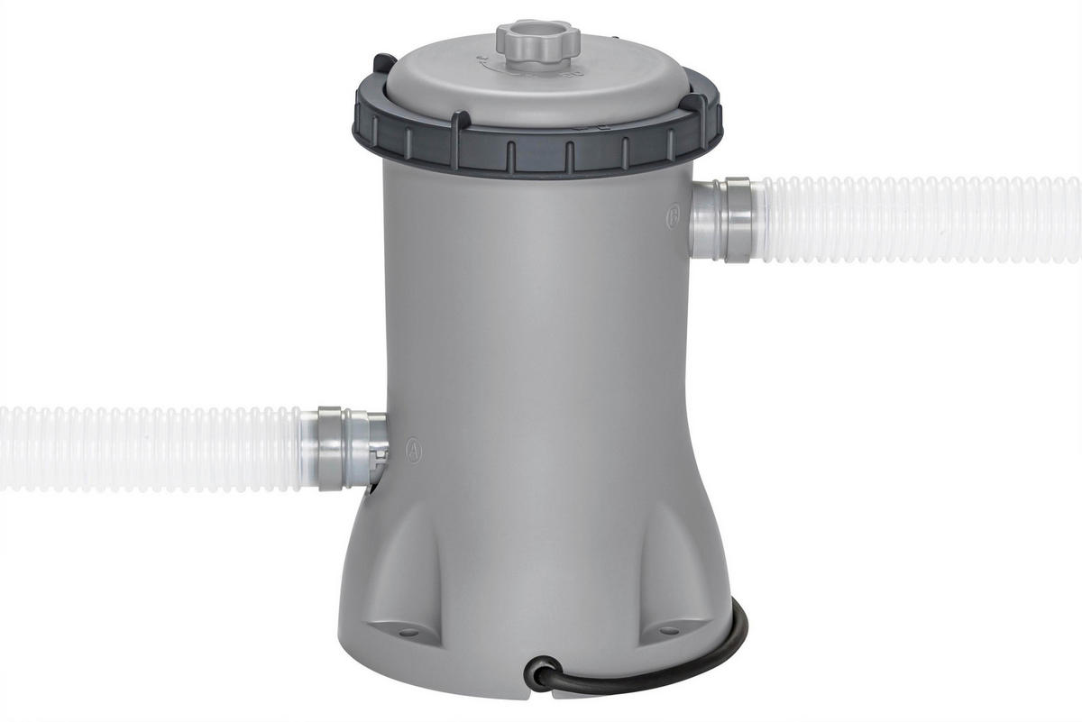 POOL-SET STEEL PRO MAX 5614X 366/100 cm  - Blau/Grau, KONVENTIONELL, Kunststoff/Metall (366/100cm) - Bestway