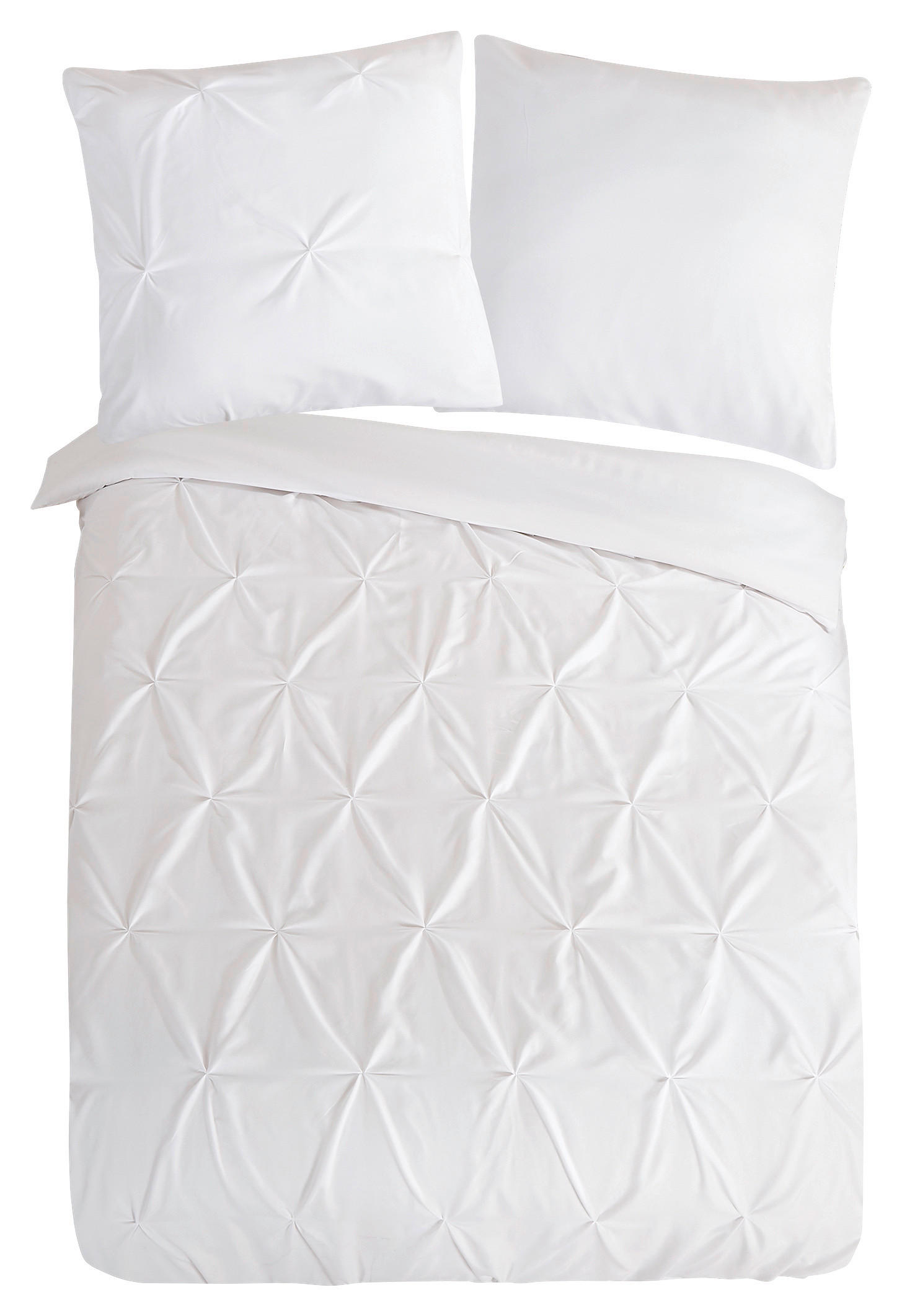 BETTWÄSCHE Elegance Mikrofaser 135/200 cm  - Weiß, Basics, Textil (135/200cm)