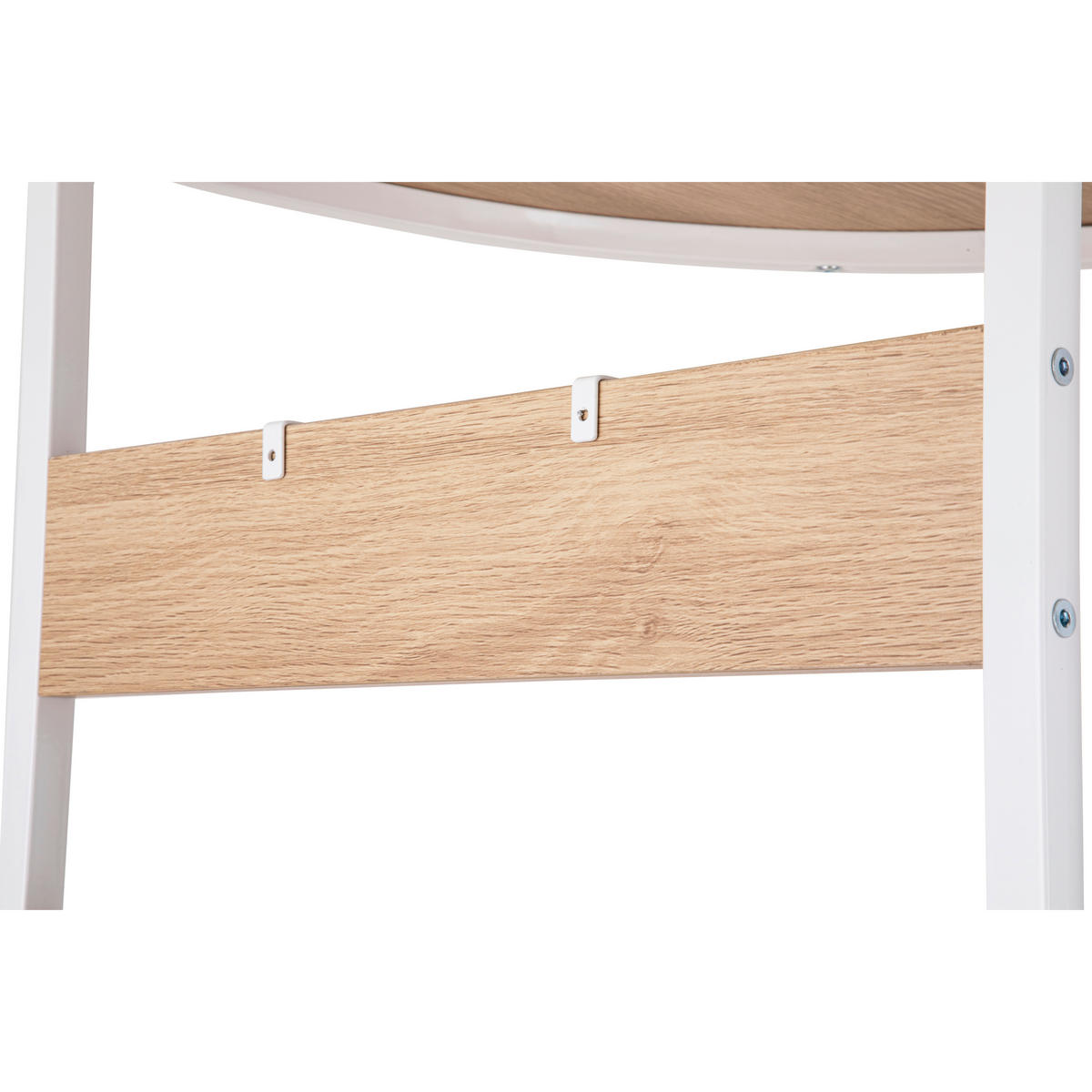 GARDEROBE  in 46/180/46 cm  - Eichefarben/Weiß, Design, Holzwerkstoff/Metall (46/180/46cm) - MID.YOU