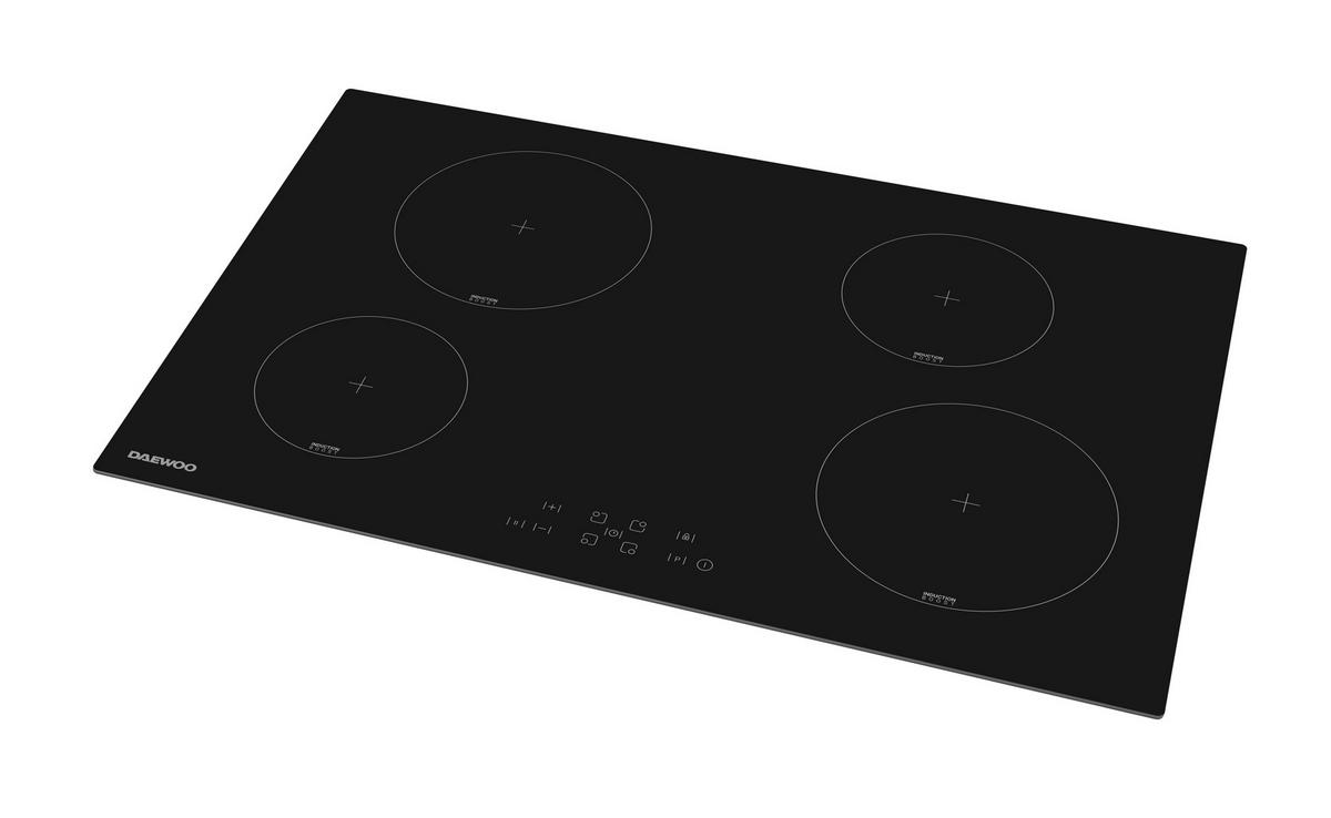 INDUKTIONSKOCHFELD  - Schwarz, Basics, Glas (78/5,6/52cm) - Daewoo