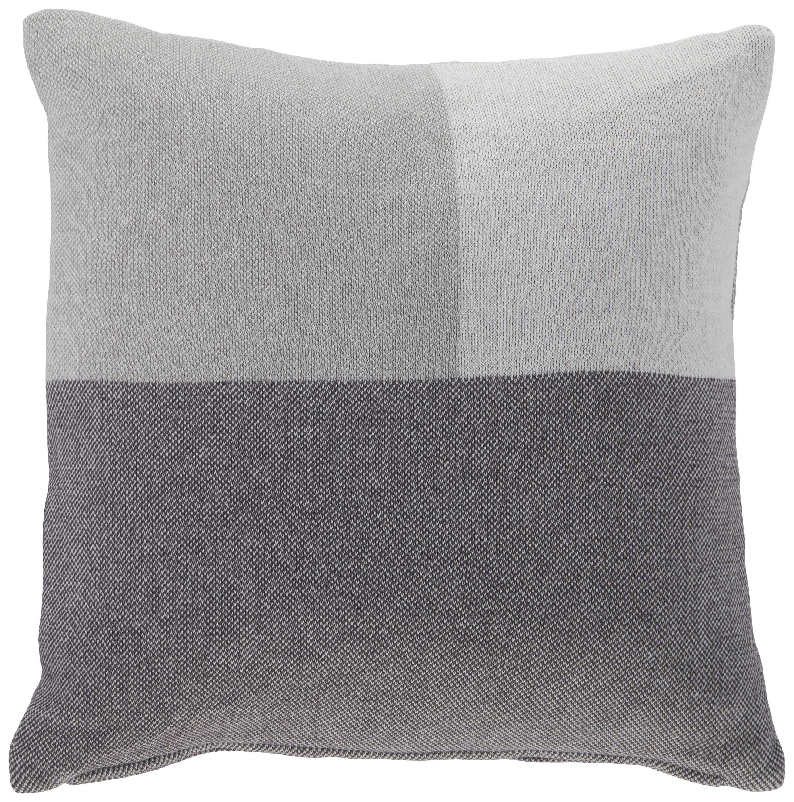 DEKORAČNÍ POLŠTÁŘ 48/48 cm - šedá/krémová, textil (48/48cm) - Novel