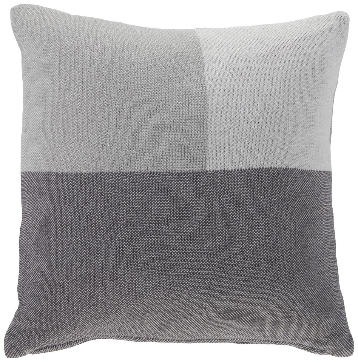 DEKORAČNÍ POLŠTÁŘ 48/48 cm - šedá/krémová, textil (48/48cm) - Novel