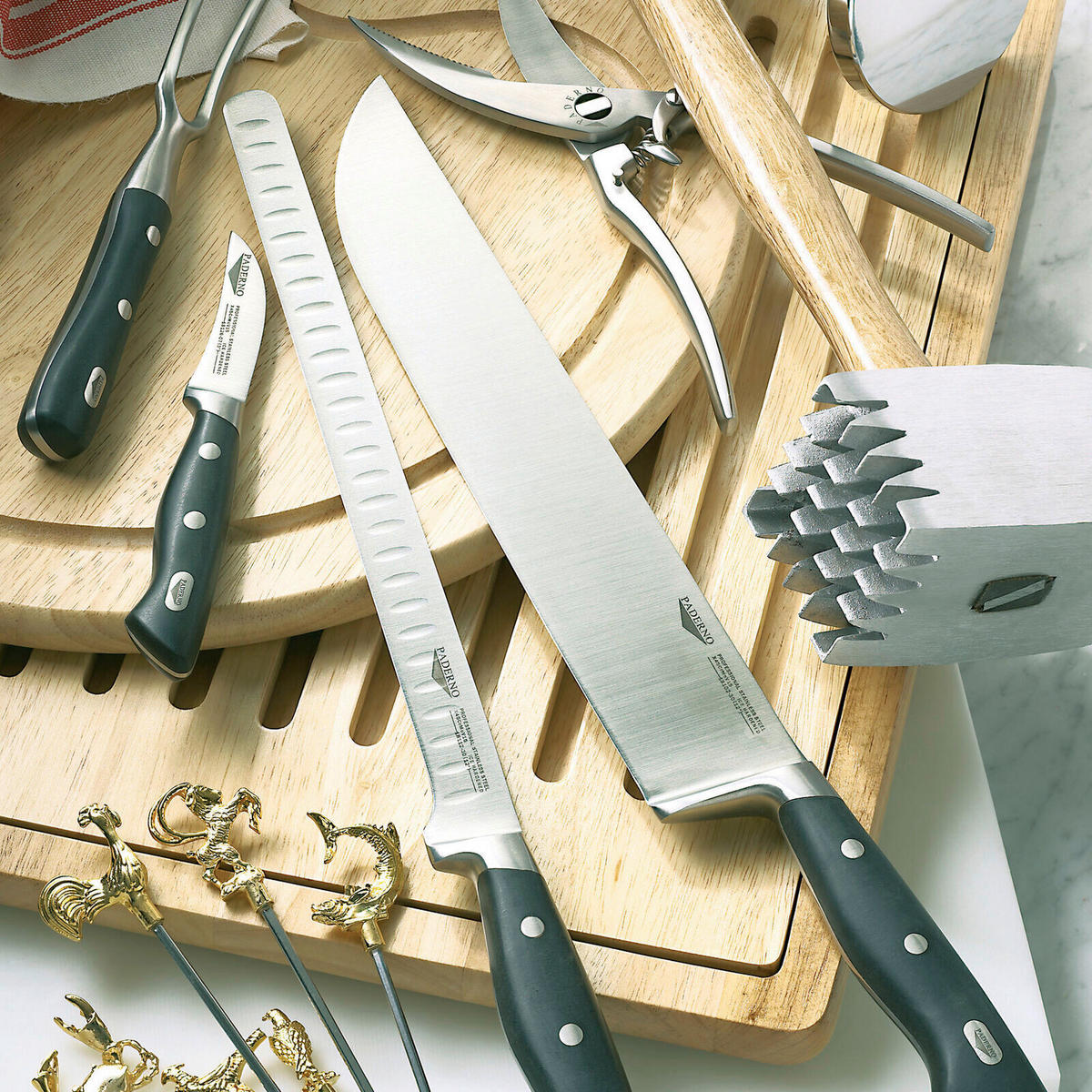 NOŽ ZA ŠUNKU    45/4/2 cm          - Basics, metal/plastika (45/4/2cm) - PADERNO