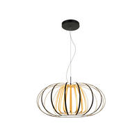 VISEČA LED-SVETILKA  Salo /5500 lm/3000 K// - zlate barve/črna, Design, kovina (55cm)