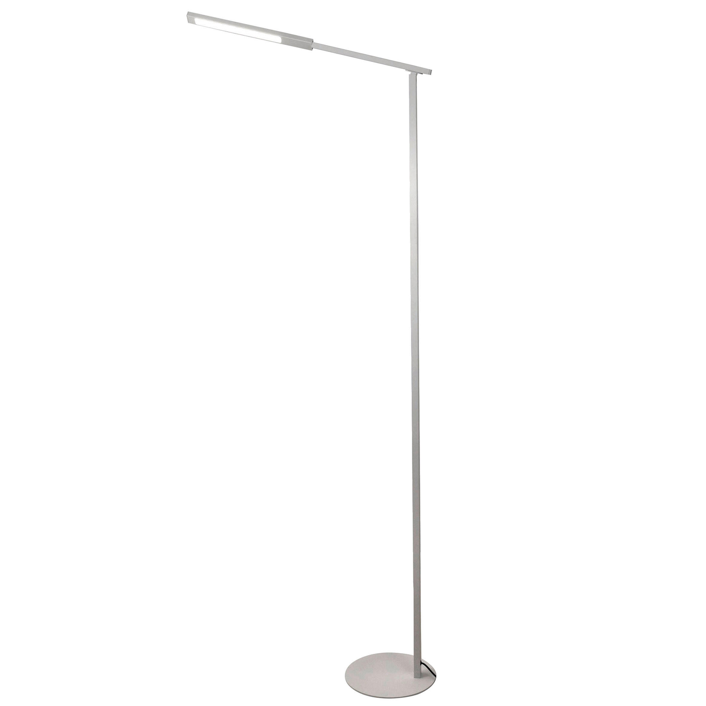 LED-STEHLEUCHTE 51/175 cm - Weiß, Design, Metall (51/175cm) - Fabas Luce
