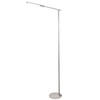 LED-STEHLEUCHTE 51/175 cm    - Weiß, Design, Metall (51/175cm) - Fabas Luce
