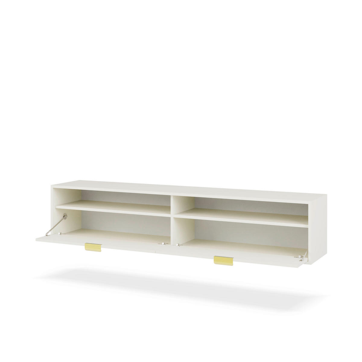 LOWBOARD  in 175/35/33 cm  - Kaschmir/Goldfarben, Design, Holzwerkstoff/Metall (175/35/33cm) - Livetastic