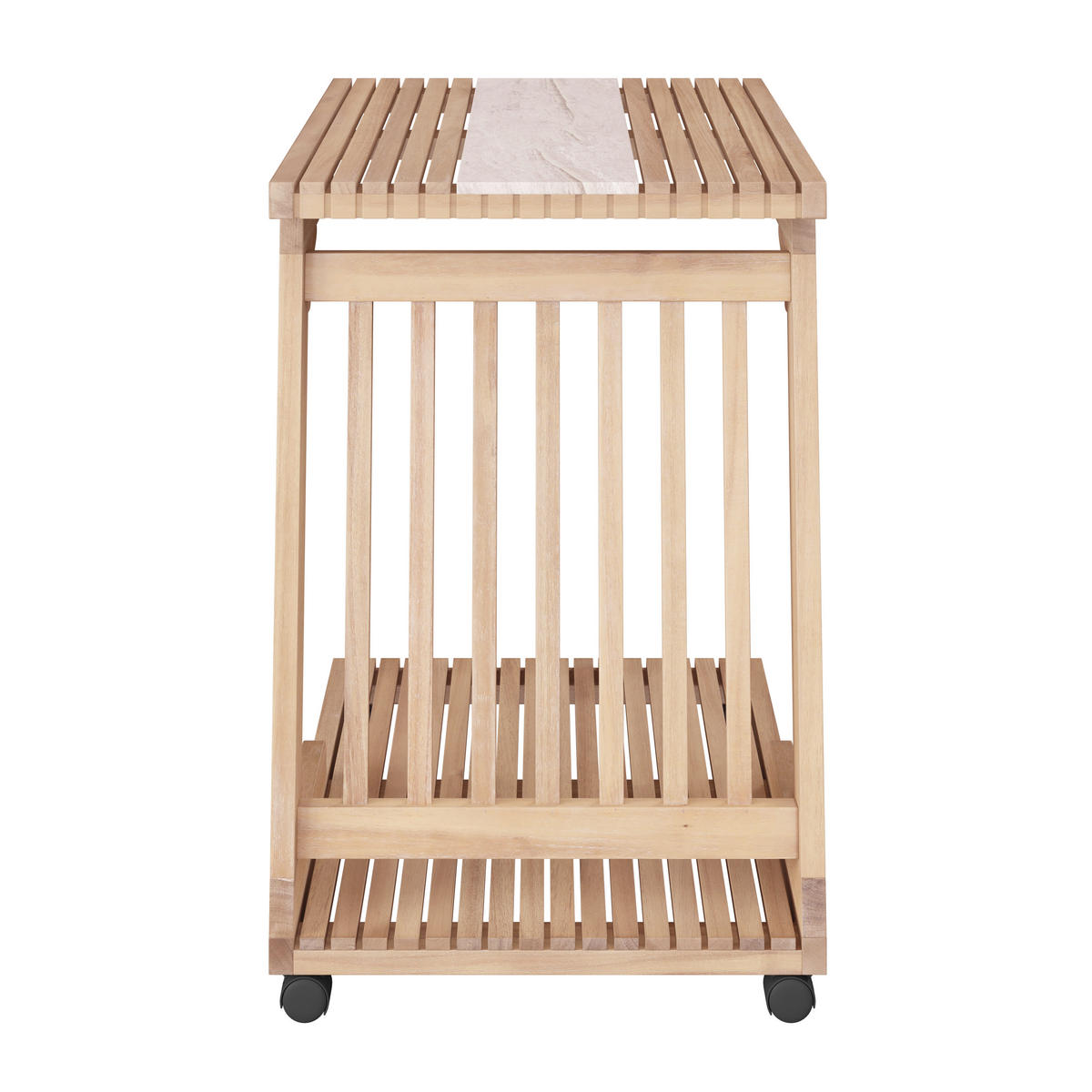 ODKLÁDACÍ STOLEK, akácie, barvy akácie - barvy akácie, Natur, dřevo/plast (45/50/68cm) - Amatio
