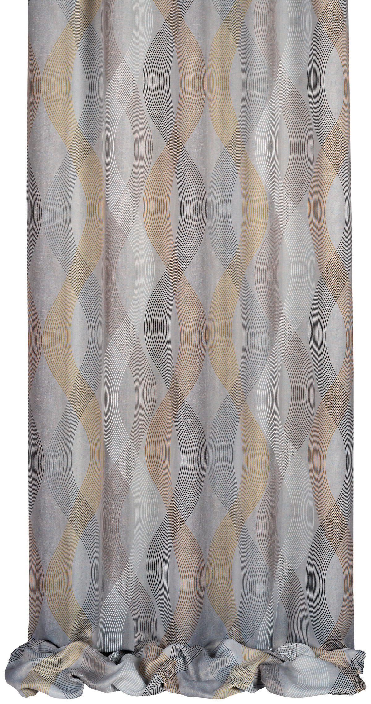 DEKOSTOFF per lfm Verdunkelung  - Currygelb, Basics, Textil (145cm) - Esposa