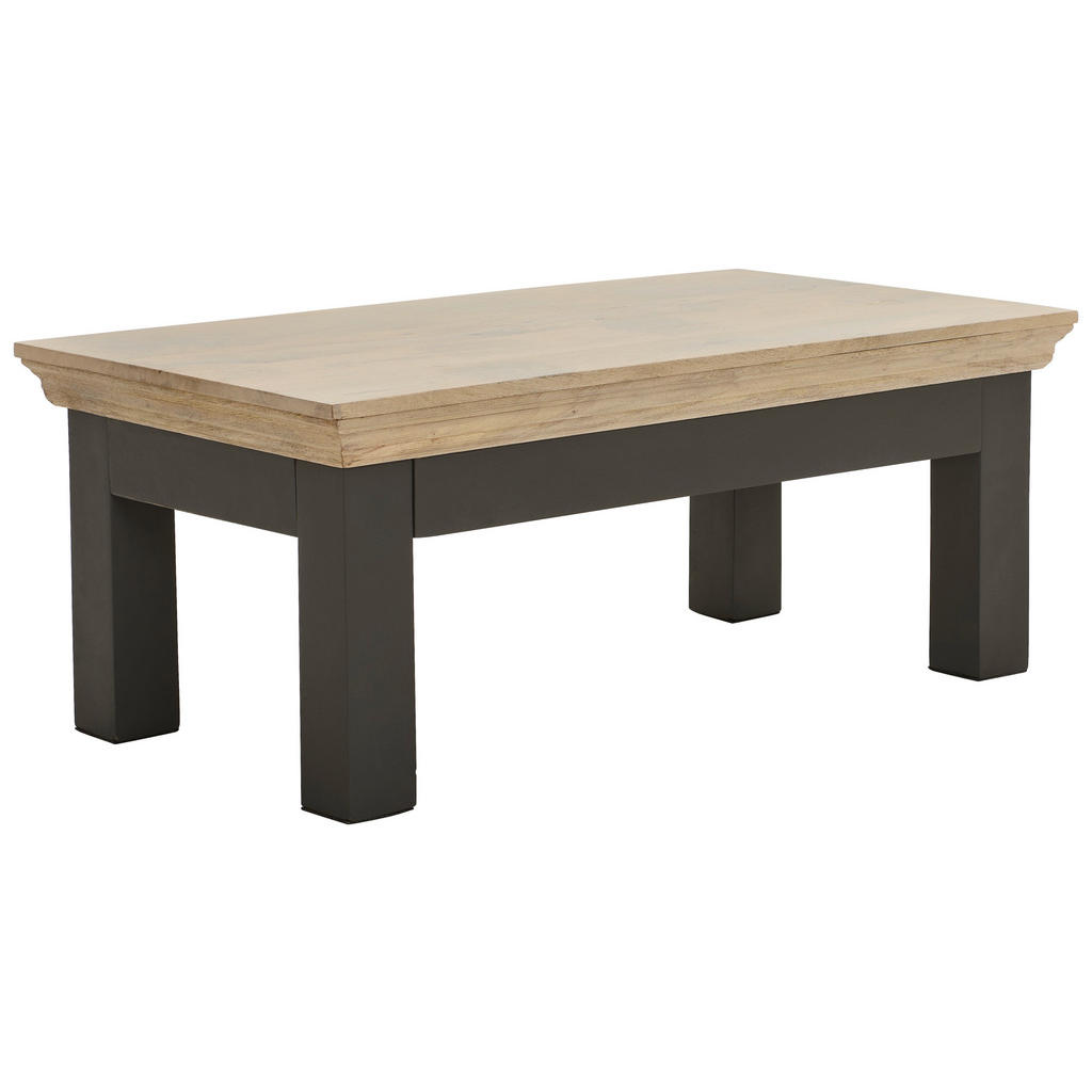 Livetastic KONFERENČNÍ STOLEK, šedá, přírodní barvy, dřevo, 100/40/55 cm