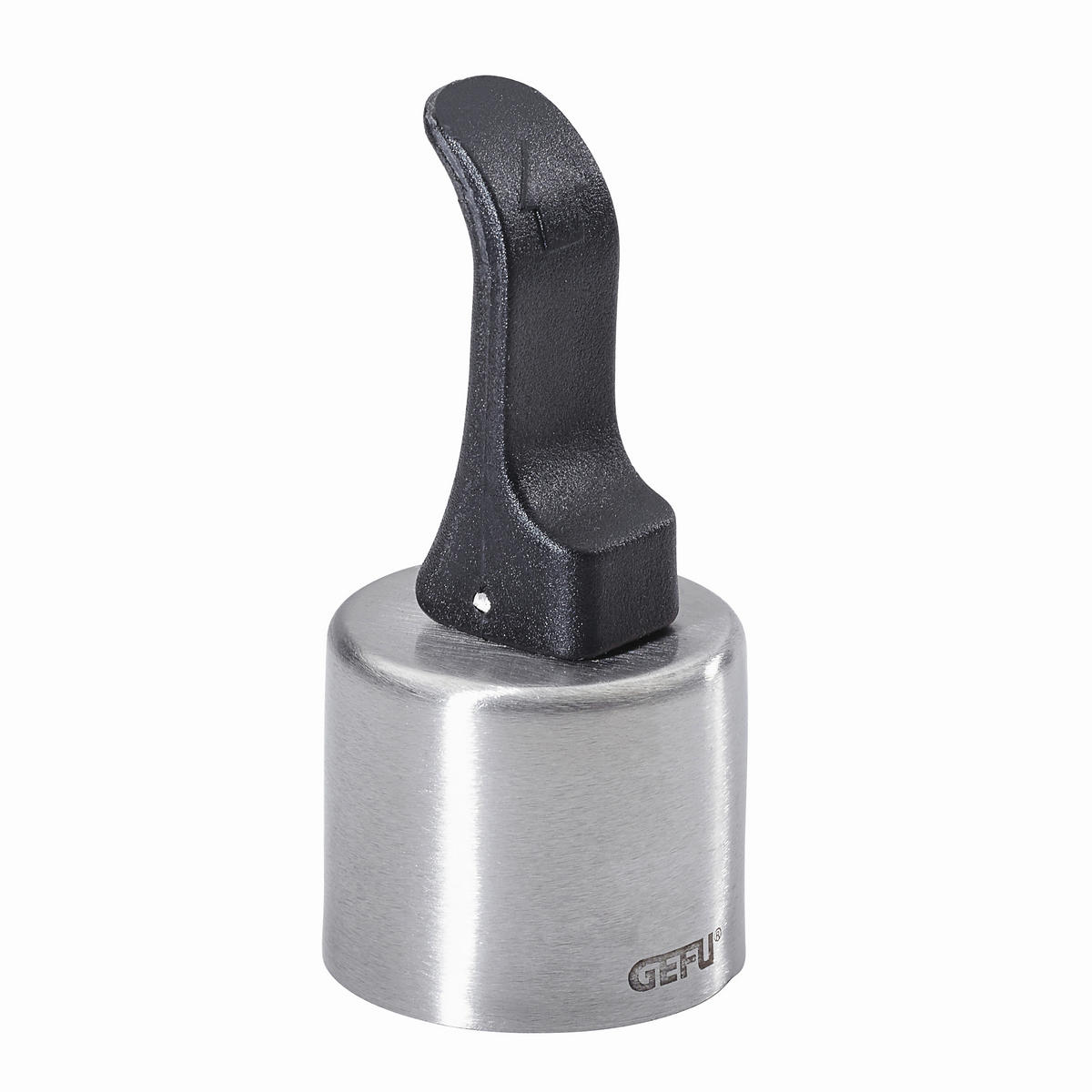ZATVARAČ ZA FLAŠE - boja nerđajućeg čelika/crna, Osnovno, metal/plastika (8,0cm) - Gefu