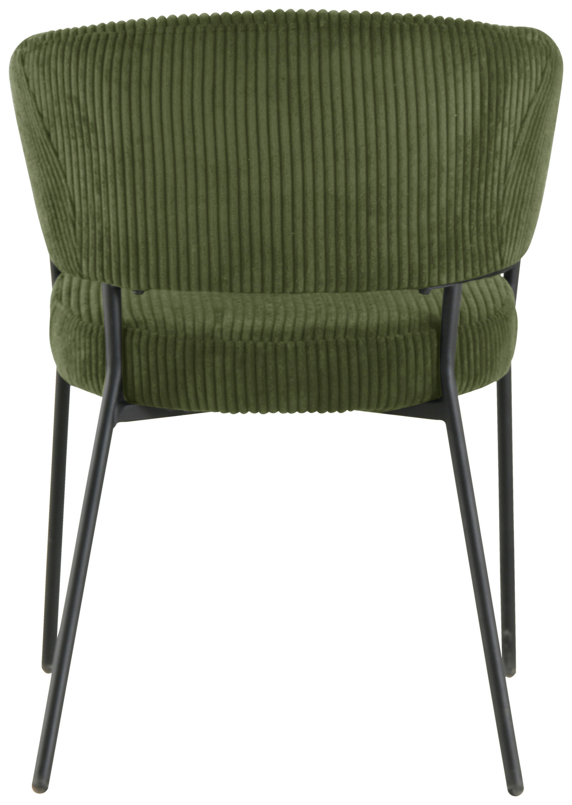 ARMLEHNSTUHL  in Eisen Cord  - Schwarz/Grün, LIFESTYLE, Holz/Textil (60/81/60cm) - Livetastic