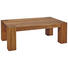 COUCHTISCH Eiche massiv rechteckig Eichefarben - Eichefarben, Basics, Holz (130/45/80cm) - LINEA NATURA