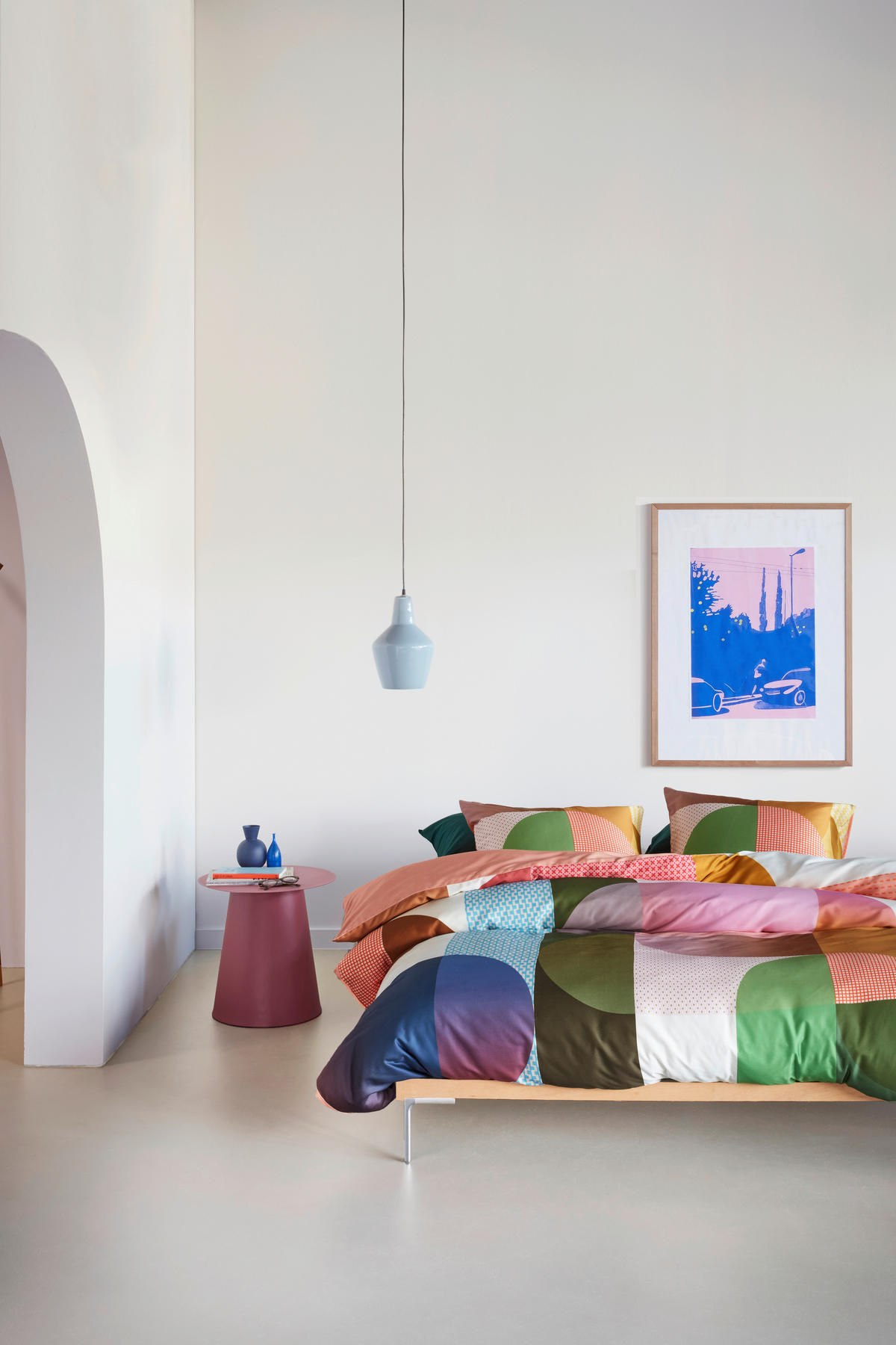 WENDEBETTWÄSCHE Sway Satin 140/200 cm  - Multicolor, Basics, Textil (140/200cm) - Novel