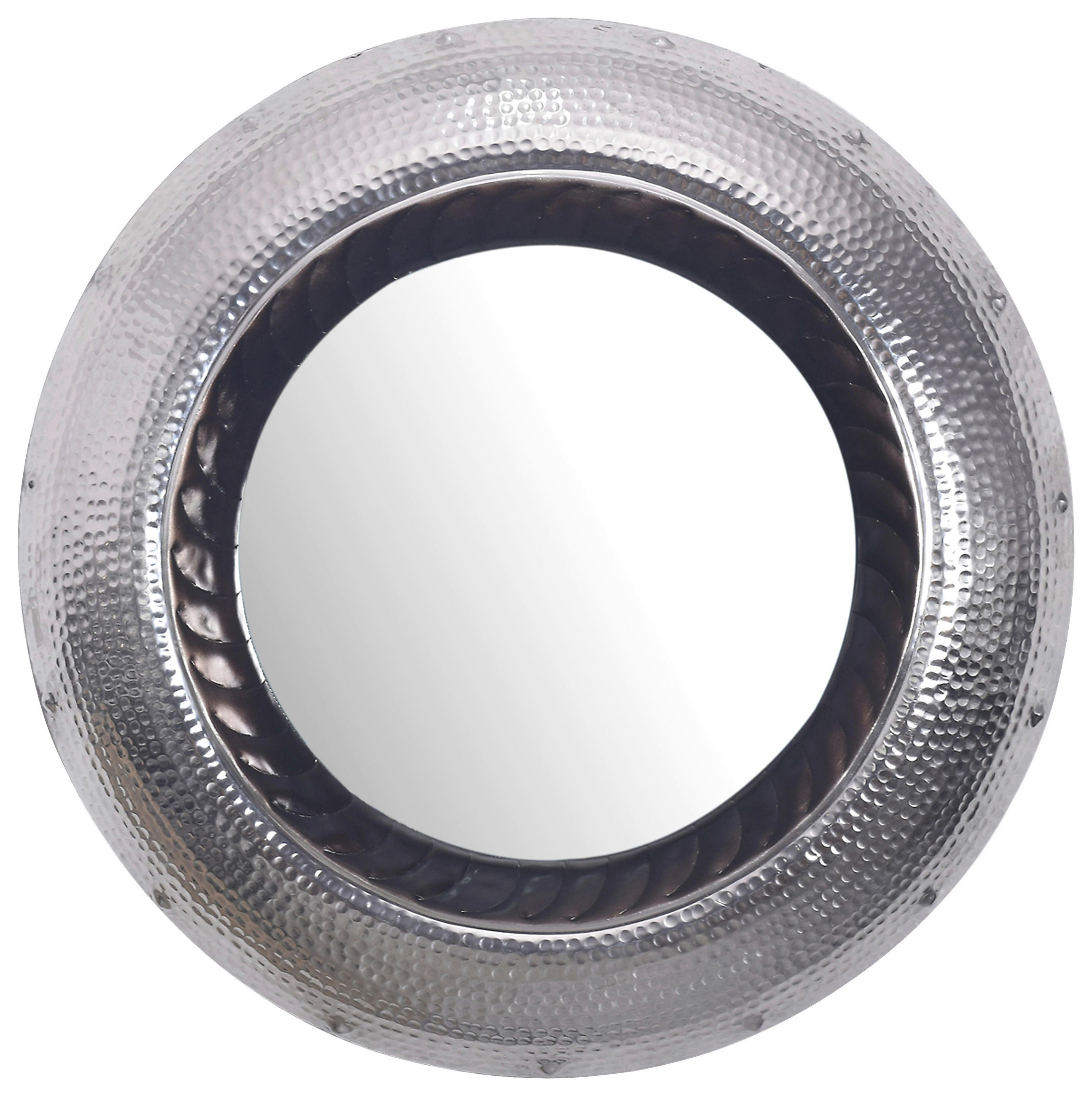 WANDSPIEGEL 74/74/9 cm  - Silberfarben, Design, Glas/Metall (74/74/9cm) - MID.YOU