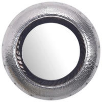 WANDSPIEGEL 74/74/9 cm  - Silberfarben, Design, Glas/Metall (74/74/9cm) - MID.YOU