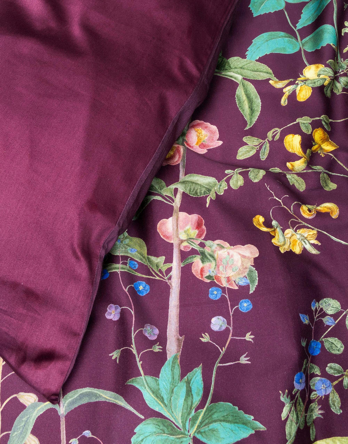 POSTELJINA 135/200 cm   - boje crnog vina, Konvencionalno, tekstil (135/200cm) - Essenza