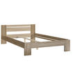 BETT 140/200 cm  in Sonoma Eiche  - Sonoma Eiche, KONVENTIONELL, Holzwerkstoff (140/200cm) - Carryhome