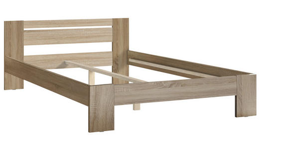 BETT 140/200 cm  in Sonoma Eiche  - Sonoma Eiche, KONVENTIONELL, Holzwerkstoff (140/200cm) - Carryhome